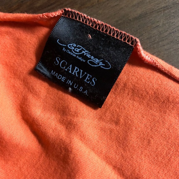 Vintage Ed Hardy by Christian Audigier Scarf - Picture 7 of 8